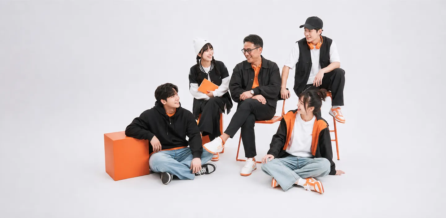 A five-person team ready to learn and grow together